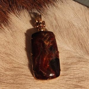 Starfire Designs Large Stone Pendant, Handcrafted, $300 (New, no tag)